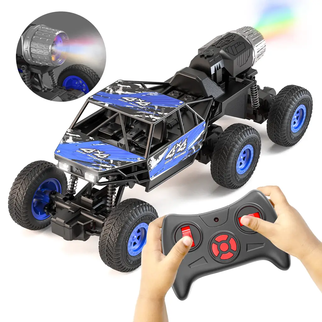 Mega Ranger App and Remote Control Car - Smoke Exhaust, 6 Wheel Drive ...