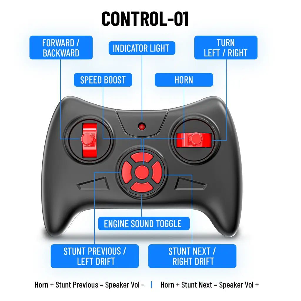 Spiker App and Remote Control Car - In-Built Bluetooth Speaker ...
