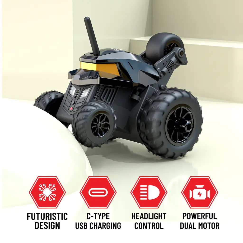 Warrior Remote Control Stunt Car