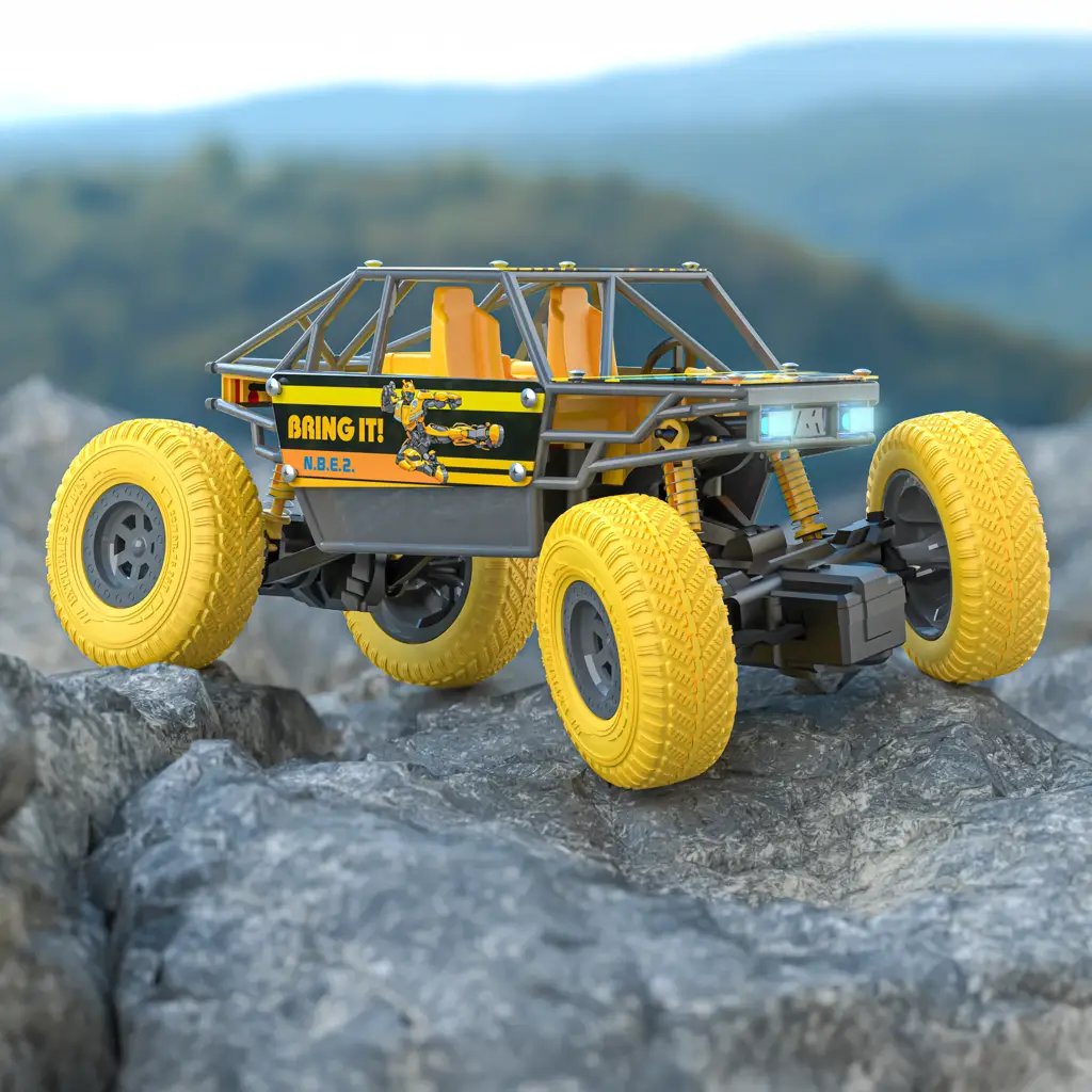 Bumble Bee Ranger App and Remote Control Car - Smoke Exhaust, 6 Wheel ...